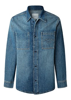 Pepe Jeans Koszula dżinsowa w kolorze niebieskim ze sklepu Limango Polska w kategorii Koszule męskie - zdjęcie 184665274