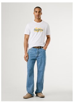 Pepe Jeans Koszulka w kolorze białym ze sklepu Limango Polska w kategorii T-shirty męskie - zdjęcie 184665281