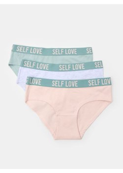 Sinsay - Majtki hipster 3 pack - wielobarwny ze sklepu Sinsay w kategorii Majtki damskie - zdjęcie 184665661
