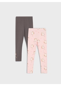 Sinsay - Legginsy 2 pack - wielobarwny ze sklepu Sinsay w kategorii Spodnie dziewczęce - zdjęcie 184665673