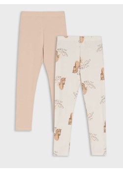 Sinsay - Legginsy 2 pack - wielobarwny ze sklepu Sinsay w kategorii Spodnie dziewczęce - zdjęcie 184665674