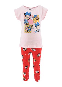 Disney Minnie Mouse Piżama &quot;Minnie&quot; w kolorze jasnoróżowo-czerwonym ze sklepu Limango Polska w kategorii Piżamy dziecięce - zdjęcie 184666063