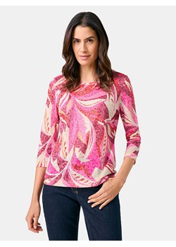 Gerry Weber Koszulka w kolorze kremowo-różowo-fioletowym ze sklepu Limango Polska w kategorii Bluzki damskie - zdjęcie 184666220