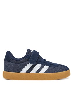 Sneakersy adidas VL Court 3.0 Shoes Kids JP7833 Granatowy ze sklepu eobuwie.pl w kategorii Buty sportowe dziecięce - zdjęcie 184666631