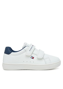 Sneakersy Tommy Hilfiger Low Cut Velcro Sneaker T1X9-34062-1355 S Biały ze sklepu eobuwie.pl w kategorii Buty sportowe dziecięce - zdjęcie 184666680