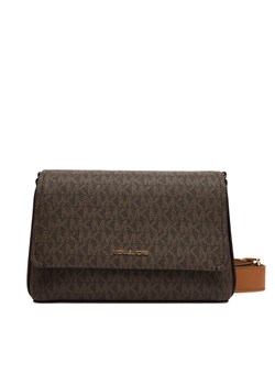 Torebka MICHAEL Michael Kors Nessa 30T5G8ZM1B Brązowy ze sklepu eobuwie.pl w kategorii Listonoszki - zdjęcie 184666692