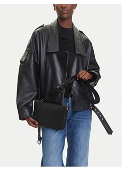 Torebka LAUREN RALPH LAUREN 431970156003 Czarny ze sklepu eobuwie.pl w kategorii Listonoszki - zdjęcie 184666693