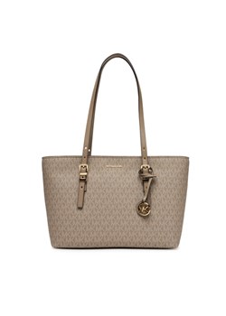 Torebka MICHAEL Michael Kors Quinn 30T5GQNT2V Beżowy ze sklepu eobuwie.pl w kategorii Torby Shopper bag - zdjęcie 184666720