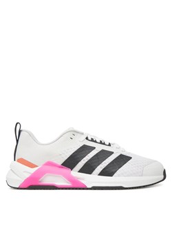 Buty na siłownię adidas Dropset Control Trainer JS3122 Biały ze sklepu eobuwie.pl w kategorii Buty sportowe damskie - zdjęcie 184666722
