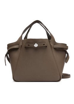 Torebka Tory Burch Romy Satchel 164866 Brązowy ze sklepu eobuwie.pl w kategorii Torby Shopper bag - zdjęcie 184666790