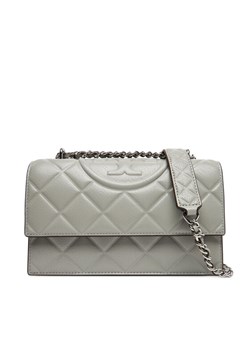 Tory Burch Torebka Fleming Small Convertible Shoulder Bag 164800 Szary ze sklepu MODIVO w kategorii Kopertówki - zdjęcie 184667842