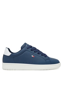 Tommy Hilfiger Sneakersy Low Cut Lace-Up T3X9-34073-1355X S Granatowy ze sklepu MODIVO w kategorii Buty sportowe dziecięce - zdjęcie 184667862