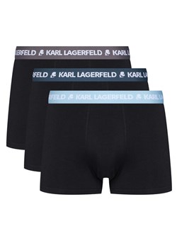 KARL LAGERFELD Komplet 3 par bokserek A1M47021 Czarny ze sklepu MODIVO w kategorii Majtki męskie - zdjęcie 184667893