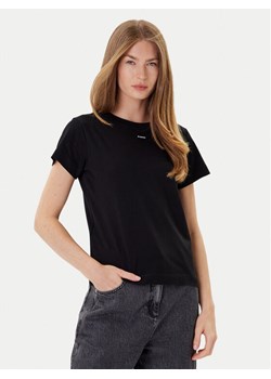 PINKO T-Shirt Basico 100373 A2RE Czarny Regular Fit ze sklepu MODIVO w kategorii Bluzki damskie - zdjęcie 184667903