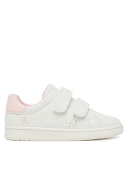 Calvin Klein Sneakersy Low Cut Velcro Sneaker V1A9-83087-1355 S Biały ze sklepu MODIVO w kategorii Buty sportowe dziecięce - zdjęcie 184667962