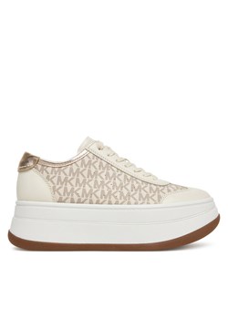 MICHAEL Michael Kors Sneakersy Hayes 43T5HYFS2L Beżowy ze sklepu MODIVO w kategorii Buty sportowe damskie - zdjęcie 184667970