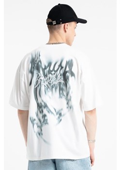 Biały t-shirt z autorską grafiką z tyłu, rozmiar - 170, kolor - biały ze sklepu REPORTER w kategorii T-shirty chłopięce - zdjęcie 184668701