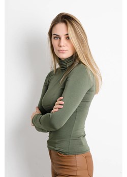 DZIANINOWY ZIELONY GOLF ze sklepu olika.com.pl w kategorii Bluzki damskie - zdjęcie 184669103