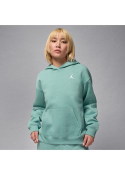 Damska bluza z kapturem Jordan Brooklyn Fleece - Zieleń ze sklepu Nike poland w kategorii Bluzy damskie - zdjęcie 184669771