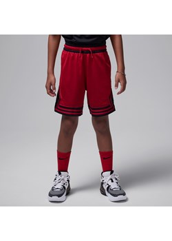 Spodenki z motywem otwartego rombu dla dużych dzieci Dri-FIT Jordan - Czerwony ze sklepu Nike poland w kategorii Spodenki chłopięce - zdjęcie 184669790