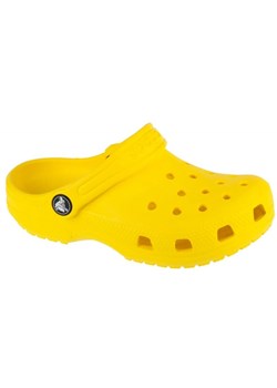 Klapki Crocs Classic Clog 206991-77J żółte ze sklepu ButyModne.pl w kategorii Klapki dziecięce - zdjęcie 184669960