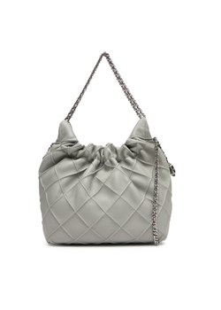 Tory Burch Torebka Mini Fleming 162451 Szary ze sklepu MODIVO w kategorii Torebki damskie - zdjęcie 184670303