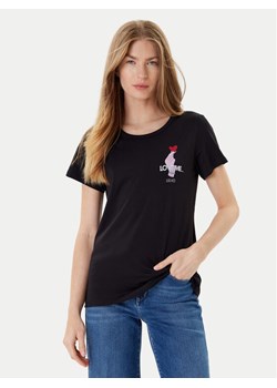 Liu Jo Sport T-Shirt TF5275 JS923 Czarny Regular Fit ze sklepu MODIVO w kategorii Bluzki damskie - zdjęcie 184670324