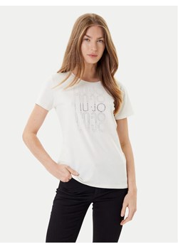 Liu Jo Sport T-Shirt TF5166 JS003 Écru Regular Fit ze sklepu MODIVO w kategorii Bluzki damskie - zdjęcie 184670353
