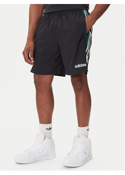 adidas Szorty sportowe 90s Football JX3077 Czarny Loose Fit ze sklepu MODIVO w kategorii Spodenki męskie - zdjęcie 184670361