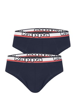 Kappa 2-pack slipy męskie bawełniane granatowe z logotypem K1114, Kolor granatowy, Rozmiar M, Kappa ze sklepu Primodo w kategorii Majtki męskie - zdjęcie 184670922