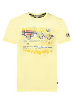 Geographical Norway Koszulka &quot;Vibe&quot; w kolorze żółtym ze sklepu Limango Polska w kategorii T-shirty męskie - zdjęcie 184671243