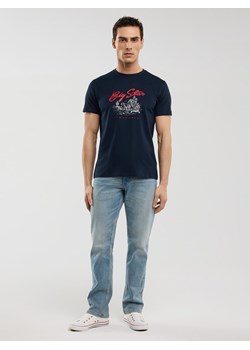 BIG STAR Koszulka w kolorze granatowym ze sklepu Limango Polska w kategorii T-shirty męskie - zdjęcie 184672473
