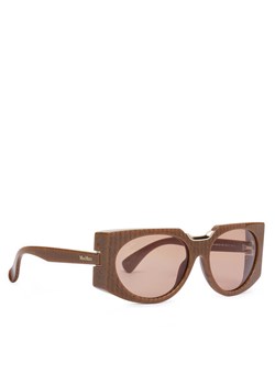 Okulary przeciwsłoneczne Max Mara MM0123 56E Brązowy ze sklepu eobuwie.pl w kategorii Okulary przeciwsłoneczne damskie - zdjęcie 184672500