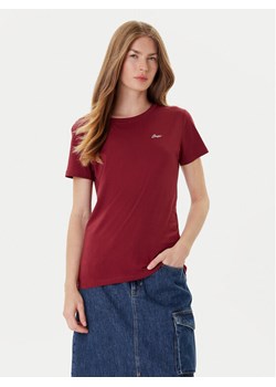 BOSS Kurtka skórzana C_Sadora 50543026 Bordowy Regular Fit ze sklepu MODIVO w kategorii Kurtki damskie - zdjęcie 184672712