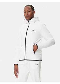 BOSS Bluza Sicon 50542948 Biały Regular Fit ze sklepu MODIVO w kategorii Bluzy męskie - zdjęcie 184672724