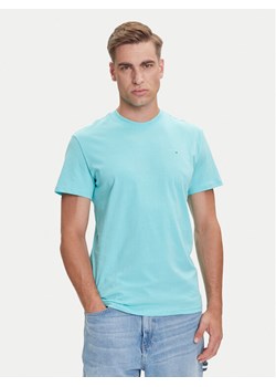 Tommy Jeans T-Shirt Linear Chest DM0DM21780 Zielony Slim Fit ze sklepu MODIVO w kategorii T-shirty męskie - zdjęcie 184672731