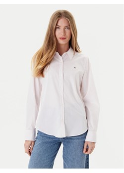 Tommy Hilfiger Koszula Ess WW0WW47169 Różowy Regular Fit ze sklepu MODIVO w kategorii Koszule damskie - zdjęcie 184672760