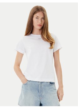 PINKO T-Shirt Basico 100373 A2RE Biały Regular Fit ze sklepu MODIVO w kategorii Bluzki damskie - zdjęcie 184672772