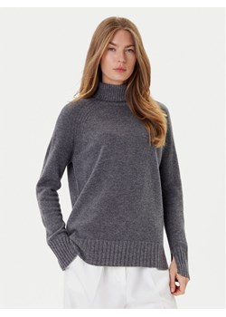 TWINSET Golf 252TP3582 Szary Loose Fit ze sklepu MODIVO w kategorii Swetry damskie - zdjęcie 184672792