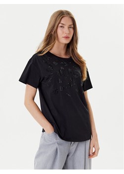 Liu Jo Sport T-Shirt TF5184 JS923 Czarny Relaxed Fit ze sklepu MODIVO w kategorii Bluzki damskie - zdjęcie 184672810