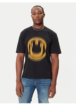 HUGO T-Shirt Nalax 50543493 Czarny Regular Fit ze sklepu MODIVO w kategorii T-shirty męskie - zdjęcie 184672823