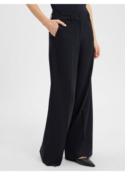 Marc O'Polo Damskie spodnie materiałowe Kobiety granatowy jednolity ze sklepu vangraaf w kategorii Spodnie damskie - zdjęcie 184673520