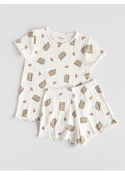Reserved - Piżama dwuczęściowa Pusheen - złamana biel ze sklepu Reserved w kategorii Piżamy dziecięce - zdjęcie 184674113