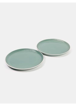 Sinsay - Talerze 2 pack - zielony ze sklepu Sinsay w kategorii Talerze - zdjęcie 184674844