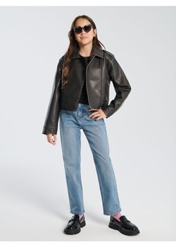 Sinsay - Jeansy high waist - niebieski ze sklepu Sinsay w kategorii Spodnie dziewczęce - zdjęcie 184674913
