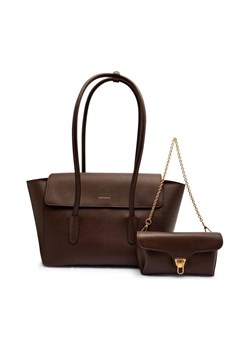 Coccinelle Skórzana shopperka 2w1 BEAT ze sklepu Gomez Fashion Store w kategorii Torby Shopper bag - zdjęcie 184675554
