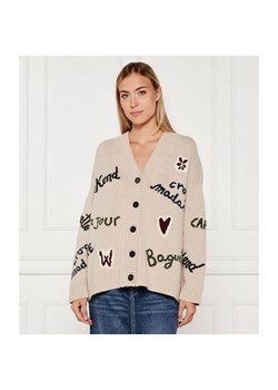 Weekend MaxMara Wełniany kardigan BELGIO | Oversize fit ze sklepu Gomez Fashion Store w kategorii Swetry damskie - zdjęcie 184675591