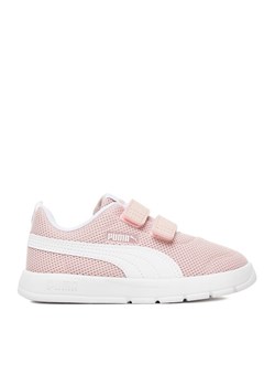 Sneakersy Puma COURTFLEX V3 MESH INF 39808603 Różowy ze sklepu eobuwie.pl w kategorii Buty sportowe dziecięce - zdjęcie 184677173