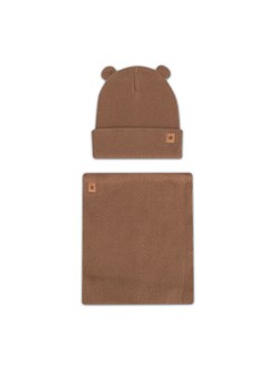 Komplet czapka i komin Action Boy 8KF-001-AW24 Brązowy - id: 5905588854838 - marki Action Boy - 184677182 Komplet czapka i komin Action Boy 8KF-001-AW24 Brązowy ze sklepu eobuwie.pl w kategorii Czapki dziecięce - zdjęcie 184677182