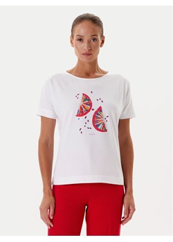 Tatuum T-Shirt Lali 1 T2511.110 Biały Regular Fit ze sklepu MODIVO w kategorii Bluzki damskie - zdjęcie 184677700